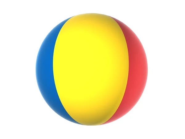 3D flag of Chad — Stock Photo, Image