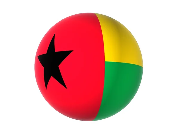 3D flag of Guinea Bisau — Stock Photo, Image