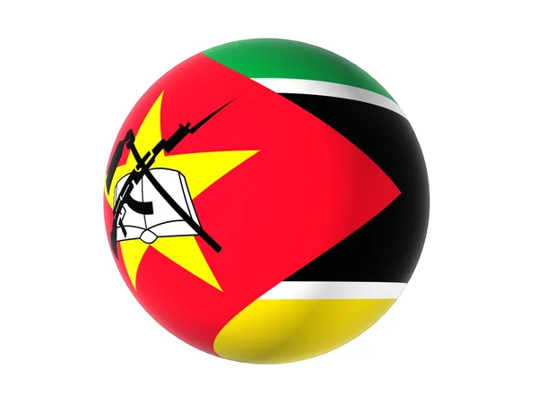 3D flag of Mozambique — Stock Photo, Image