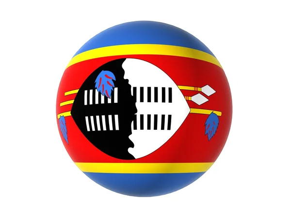 3D flag of Swaziland — Stock Photo, Image
