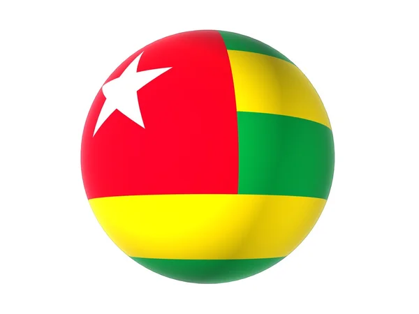 3D flag of Togo — Stock Photo, Image