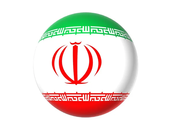 Bandera 3d de iran — Foto de Stock