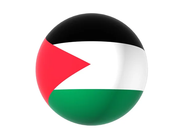 3d 国旗的巴勒斯坦 — 图库照片