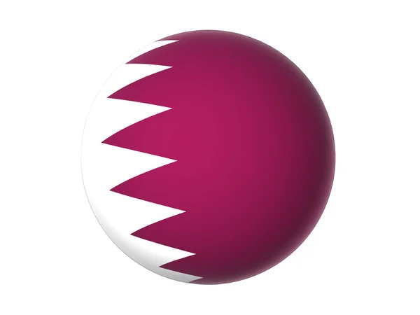 Третий флаг Катара — стоковое фото