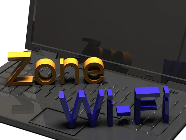 Zona WiFi — Foto de Stock