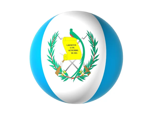 3D guatemala bayrağı — Stok fotoğraf
