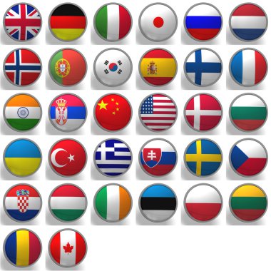 3D web Icons set
