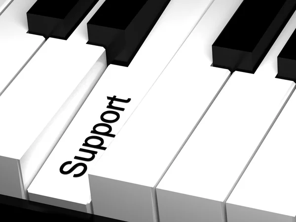 Support. Hot key onkeyboard. — Stok fotoğraf