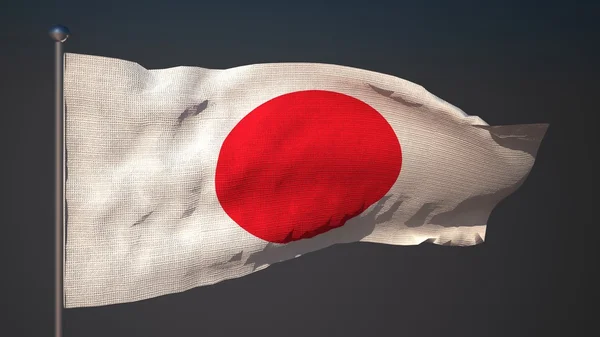 Vlag van Japan — Stockfoto