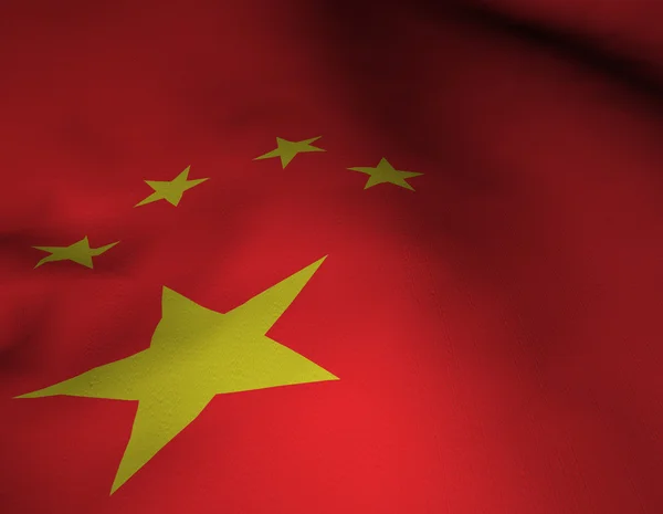 Κινεζική σημαία — Φωτογραφία Αρχείου