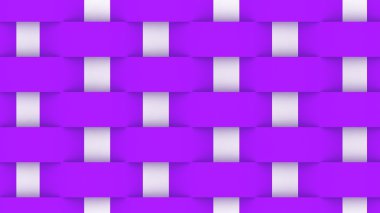 Titreşim sorunsuz pattern.3d arka plan, beyaz ve mor renkler