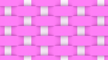 Titreşim sorunsuz pattern.3d arka plan, pembe ve beyaz renkler