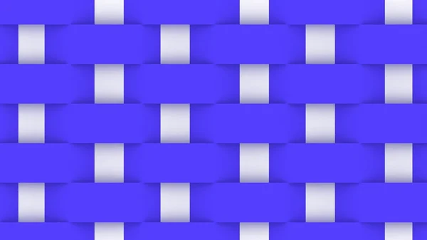 Verflechtung nahtlosen Muster.3d abstrakten Hintergrund, blau und weiß — Stockfoto