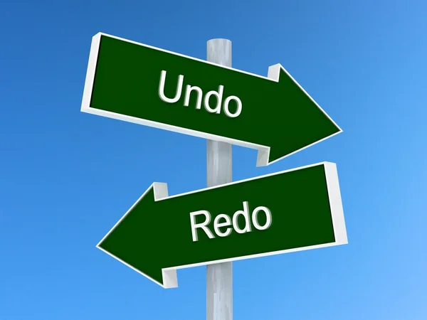 Undo or redo sign. — 스톡 사진