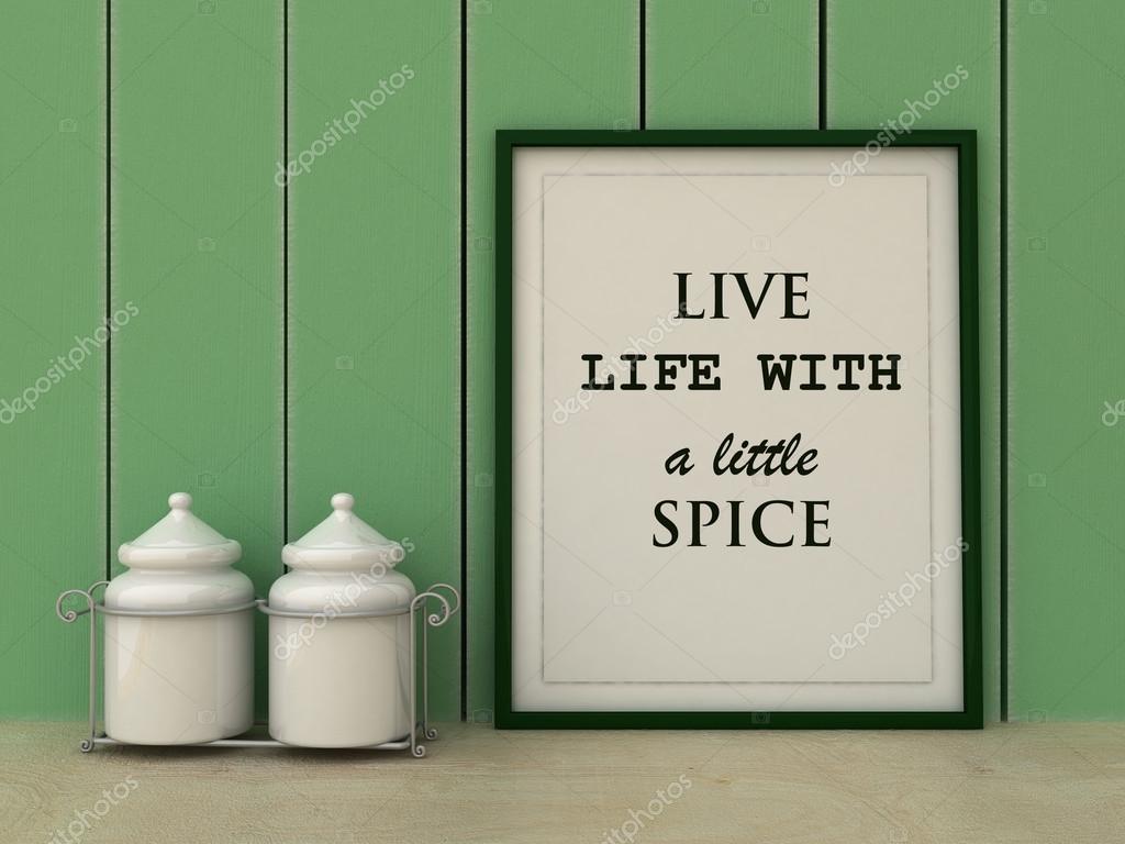 Motivation ord lever livet med lite krydda. kul, lycka koncept ...