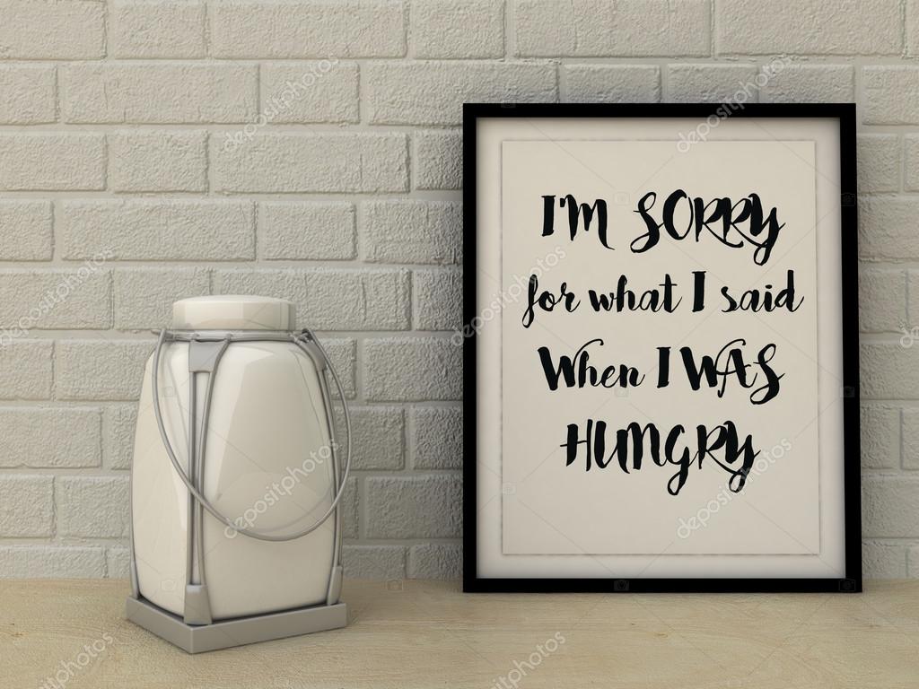 Weight loss, dieting funny Motivation quote I'm sorry for what I ...