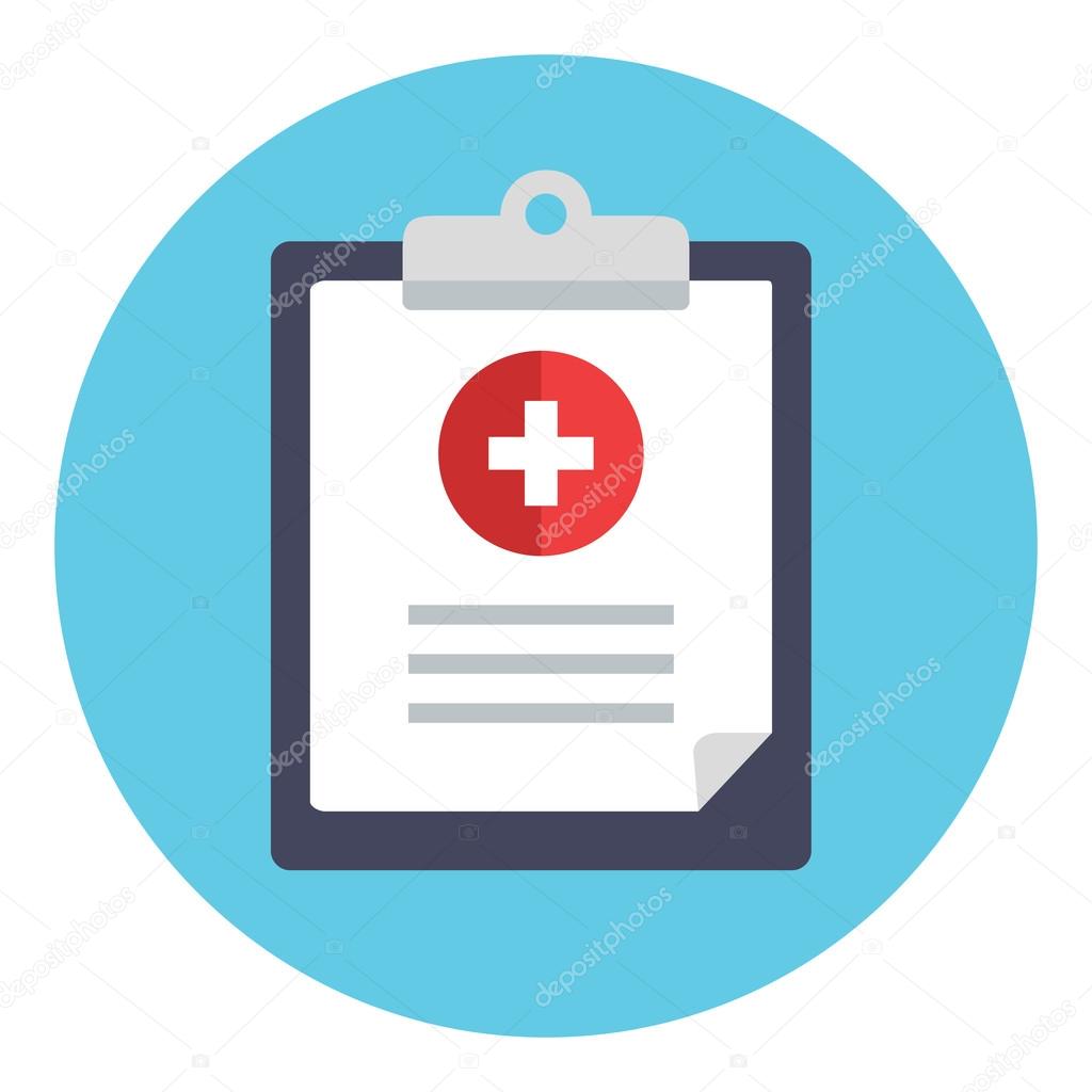 Medical report icon — Stock Vector © denvitruk 90647786