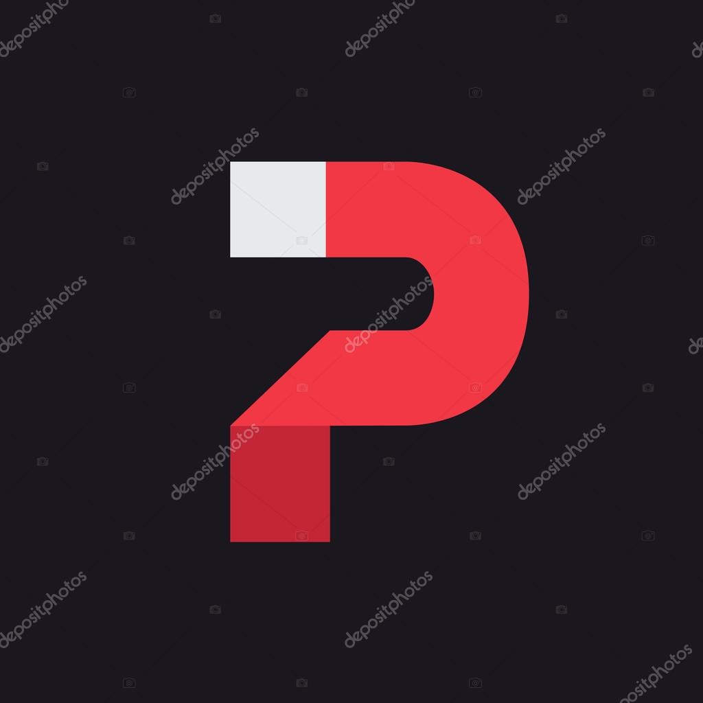 P Letter Logo icon design template elements. Graphic Alphabet Symbol for Corporate Business Identity. Creative Typographic Concept Icon. Vector element