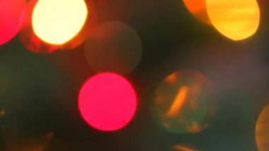 Soyut gradyan mavi arkaplan çerçevesi Bokeh ve parçacıklar akıyor, bayram etkinlikleri örtüşüyor.