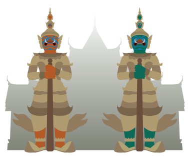 vektör koruyucu dev