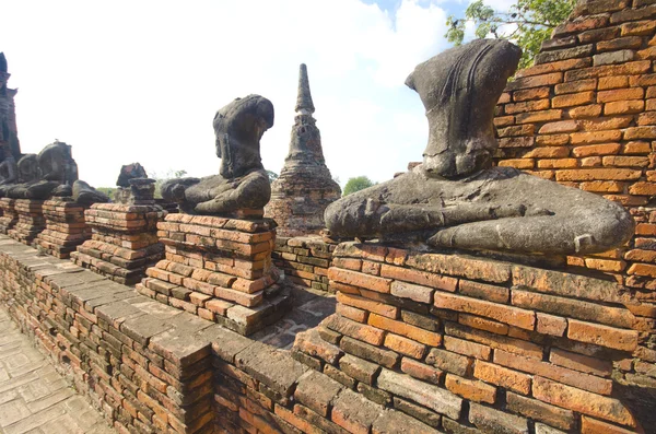 扫管笏柴瓦纳兰寺，大城府，泰国 — 图库照片