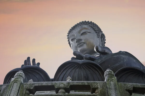 Big Buddha at Ngong Ping Lantau Island — Stock Photo, Image