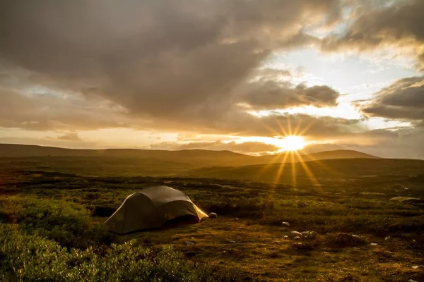 Camp Site Mountains — Stock Photo, Image