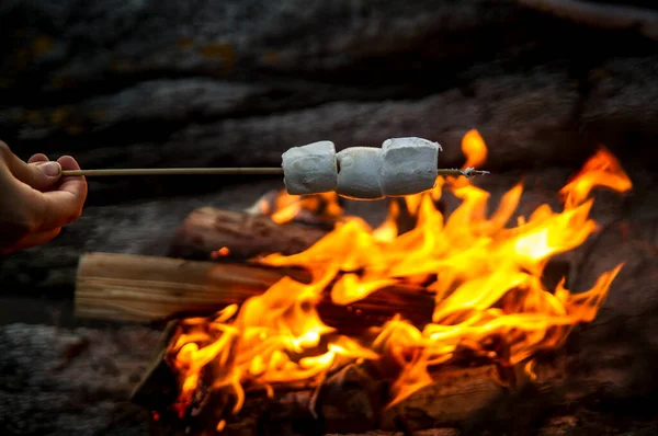 Açık Ateşte Kızartılmış Şekerlemeler — Stok fotoğraf