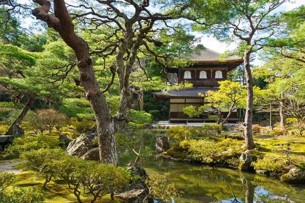 Ginkakuji templo en kyoto en Japón — Foto de Stock