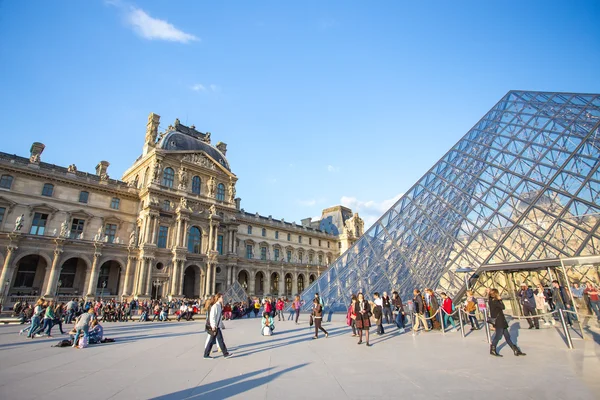 Louvre Museum, Paris, France — стокове фото