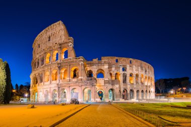 Bir yaz gecesi Colosseum Roma, İtalya