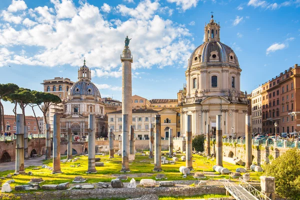 Le Forum de Trajan à Rome, Italie . — Photo