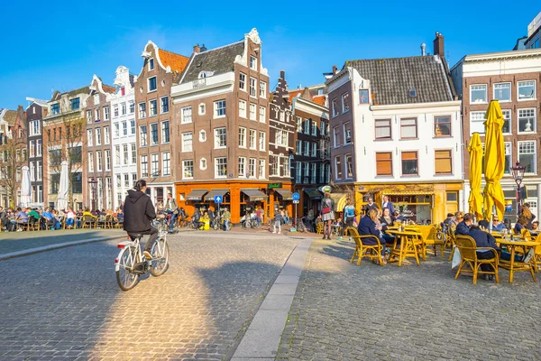 The city center of Amsterdam in Netherlands — Stock Photo, Image