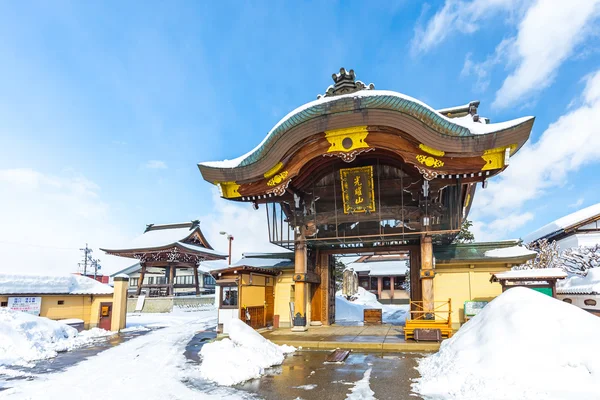 Zima w Takayama starożytne miasto w Japonii — Zdjęcie stockowe