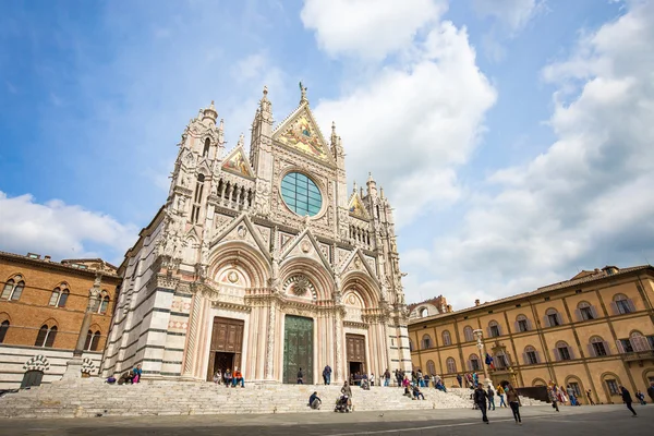 Dom van Siena in Siena, Italië — Stockfoto