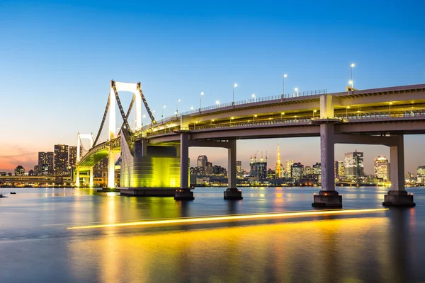 Cityscape de Tóquio à noite — Fotografia de Stock