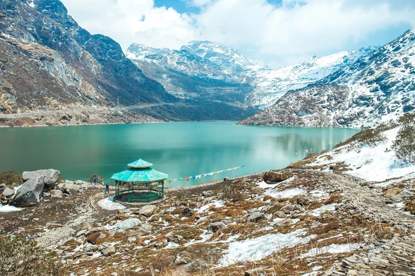Lago Tsangmo en Sikkim, India — Foto de Stock