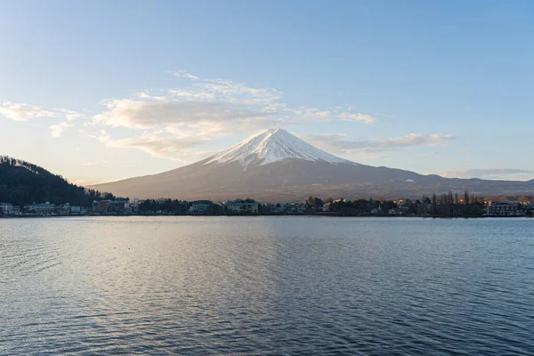 Lago Kawagushiko Con Montaña Fujisan Japón — Foto de Stock
