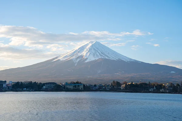 Lago Kawagushiko Con Montaña Fujisan Japón — Foto de Stock