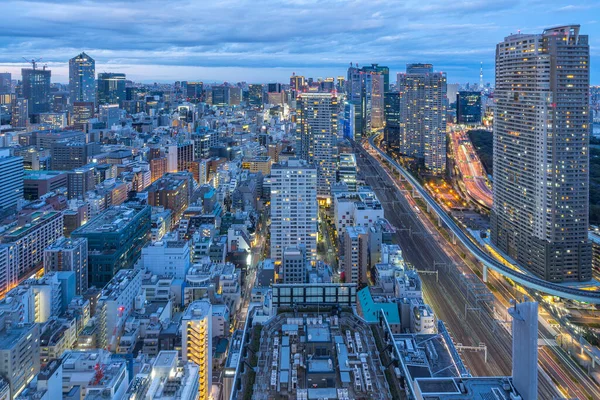 Esboço Cidade Tóquio Com Edifícios Referência Tóquio Japão — Fotografia de Stock
