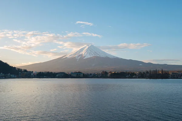 Montaña Fujisan Con Vista Lago Kawagushiko Japón — Foto de Stock