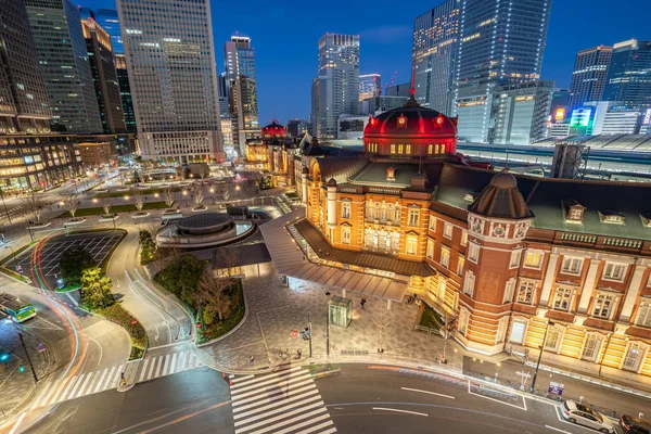 Tokio Miasto Widokiem Tokio Station Japonii — Zdjęcie stockowe