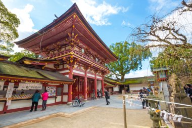 Tenmangu tapınak Dazaifu Fukuoka, Japonya.