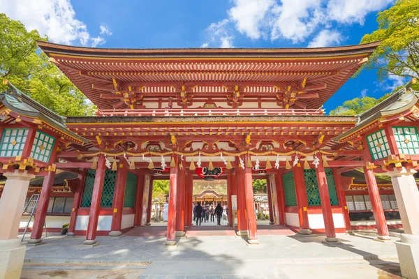 FUKUOKA, JAPÓN - 2 DE DICIEMBRE: Santuario de Dazaifu en Fukuoka, Japón en — Foto de Stock