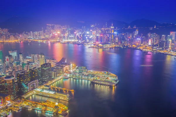 Skyline de Hong Kong, China . — Fotografia de Stock