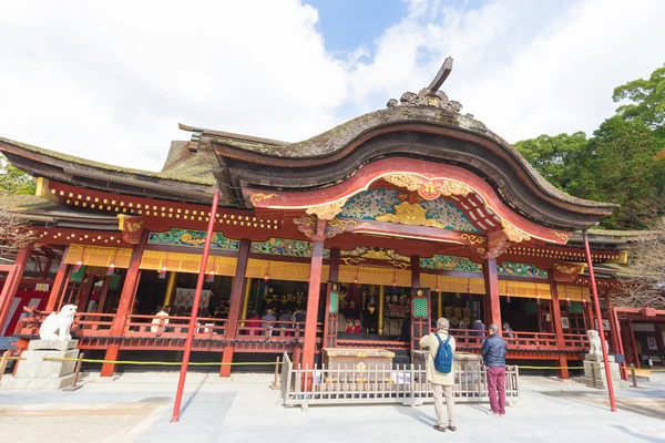 FUKUOKA, JAPÓN - 2 DE DICIEMBRE: Santuario de Dazaifu en Fukuoka, Japón en — Foto de Stock