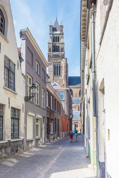 Centrum av Brygge, Belgien — Stockfoto