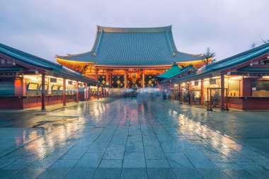 Tokyo - Sensoji, tapınak Asakusa, Japonya