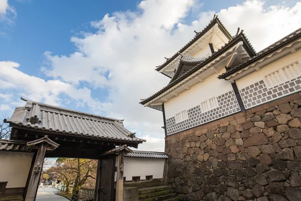 Zamek Kanazawa w kanazawa, japan. — Zdjęcie stockowe