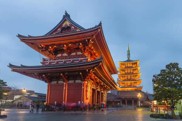 Τόκιο - Sensoji-ji, Ναός στην Ασακούσα, Ιαπωνία — Φωτογραφία Αρχείου